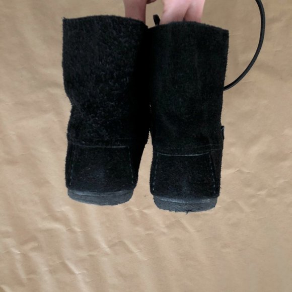 ISABEL MARANT ÉTOILE BLACK SUEDE MOCCASINS FLAVIE BOOTS 38 FR - Picture 5 of 11